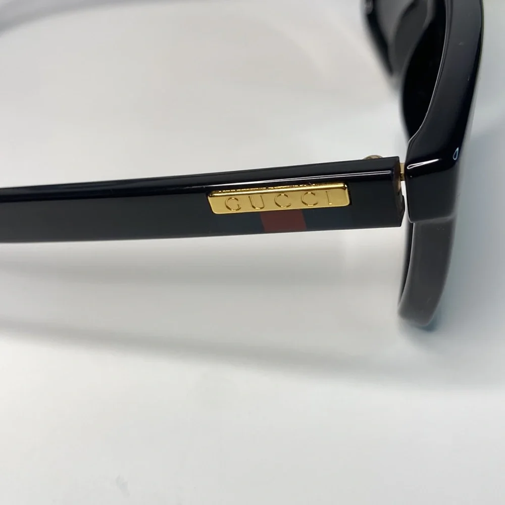 Authentic- New-GUCCI Grey /Black Browline Men's Sunglasses GG0748S 001 59